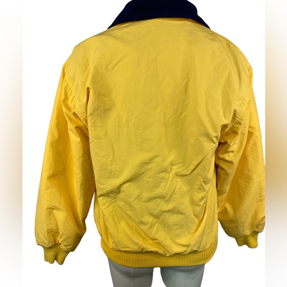 Eddie Bauer Outdoor Outfitters Yellow Bomber Jacket Women’s Small Petite - Picture 2 of 5